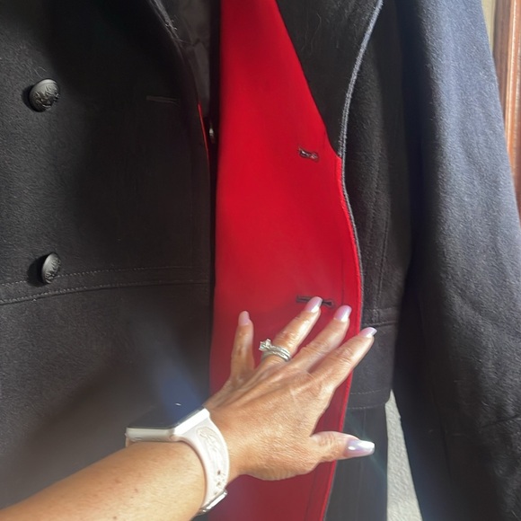 Express Men’s Wool Military Peacoat - Picture 6 of 10